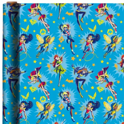 PartyCity DC Super Hero Girls Gift Wrap