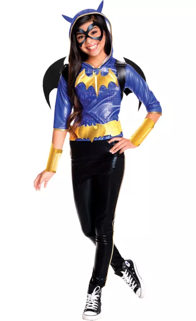 PartyCity Girls Batgirl Costume - DC Super Hero Girls