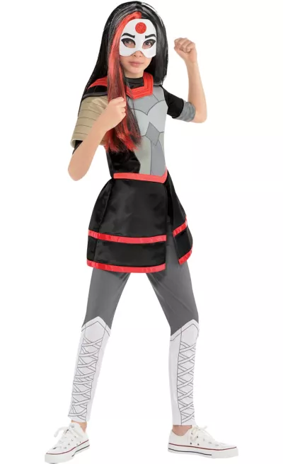  PartyCity Girls Tunic Katana Costume - DC Super Hero Girls