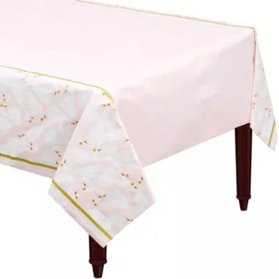  PartyCity Swan Paper Table Cover