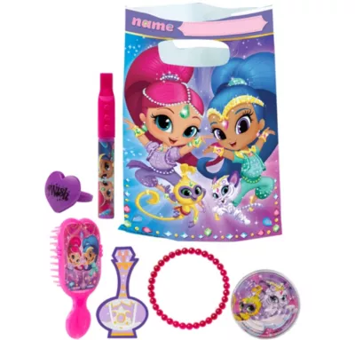 PartyCity Shimmer and Shine Basic Favor Kit for 8 Guests