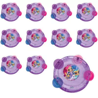 PartyCity Shimmer and Shine Tambourines 24ct