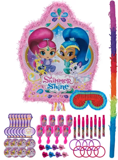 PartyCity Shimmer and Shine Pinata Kit with Favors