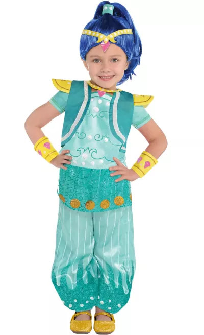  PartyCity Girls Shine Costume - Shimmer and Shine