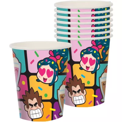 PartyCity Wreck-It Ralph Cups 8ct