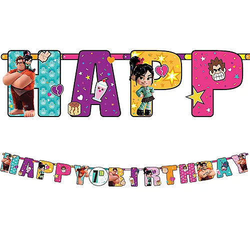 PartyCity Wreck-It Ralph Birthday Banner Kit