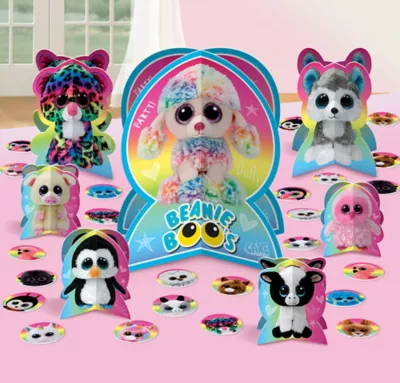 PartyCity Beanie Boos Table Decorating Kit 31pc