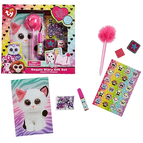 PartyCity Beanie Boo Diary Set 7pc