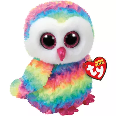 PartyCity Owen Beanie Boo Owl Plush