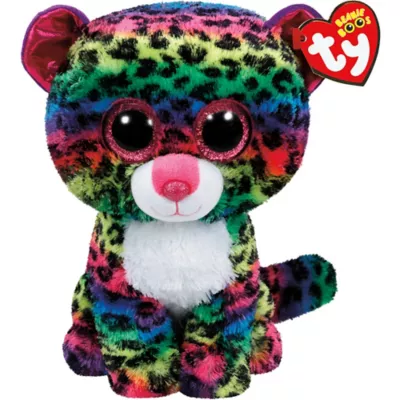 PartyCity Dotty Beanie Boo Leopard Plush