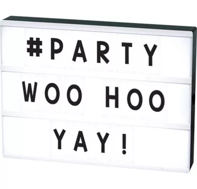 PartyCity Customizable Light Box