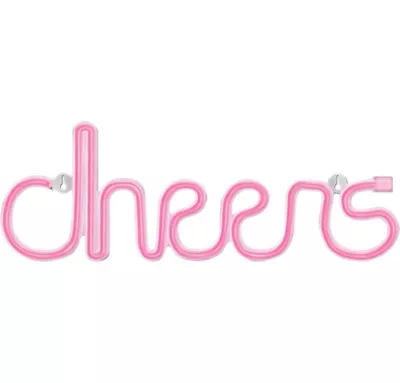 PartyCity Neon Cheers LED Light