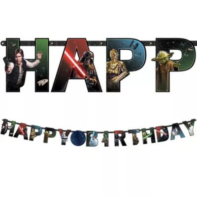  PartyCity Star Wars Birthday Banner Kit