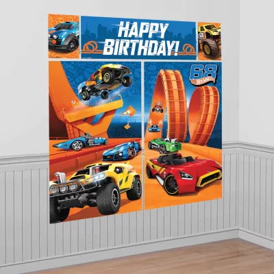 PartyCity Hot Wheels Scene Setter