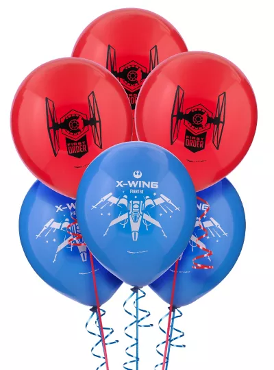PartyCity Star Wars 7 The Force Awakens Balloons 6ct