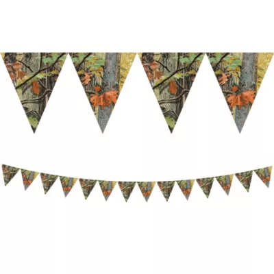 PartyCity Hunting Camo Pennant Banner