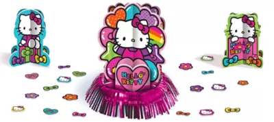 PartyCity Rainbow Hello Kitty Table Decorating Kit 23pc