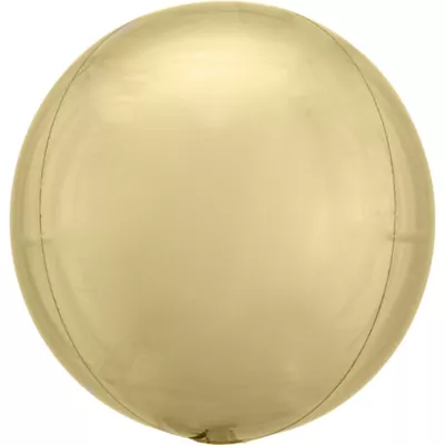 PartyCity Gold Orbz Balloon
