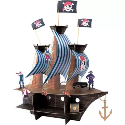 PartyCity Pirate Ship Cupcake Stand