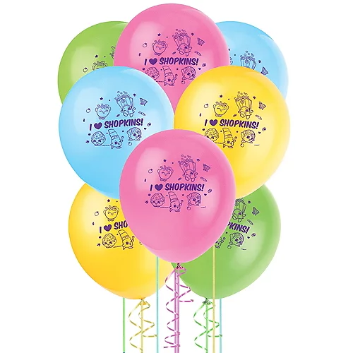 PartyCity Shopkins Balloons 8ct