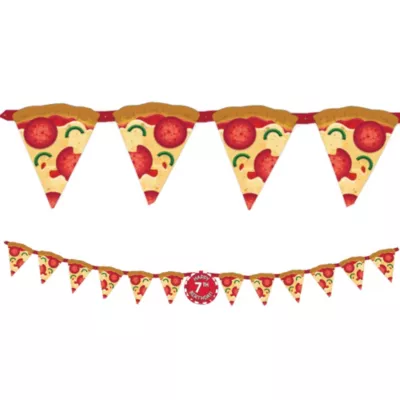 PartyCity Pizza Party Birthday Banner Kit