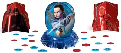 PartyCity Star Wars 8 The Last Jedi Table Decorating Kit 23pc