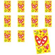 PartyCity Jumbo Hearts Stickers 24ct