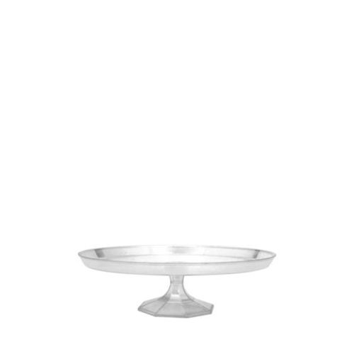  PartyCity Small CLEAR Plastic Cake Stand