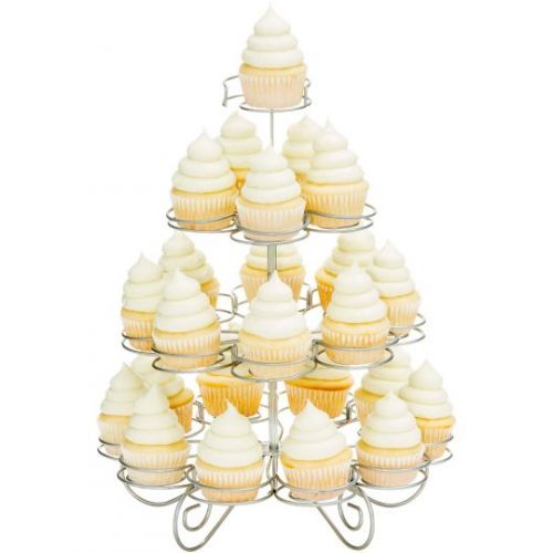  PartyCity Silver Wire Mini Cupcake Stand