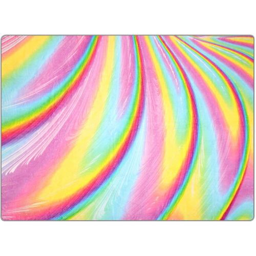  [아마존베스트]PartyKindom Kids Rug for Girls Room with Non-Slip Design - Rainbow Area Rugs for Children Kids Bedroom Play Room Nursery Colorful Fluffy Carpet Home Decor (5 x 6.5 Ft)