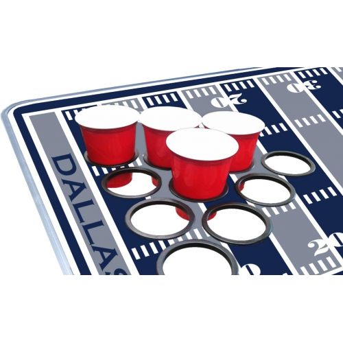  [아마존베스트]PartyPongTables.com 8-Foot Professional Beer Pong Table w/Optional Cup Holes - Dallas Football Field Graphic
