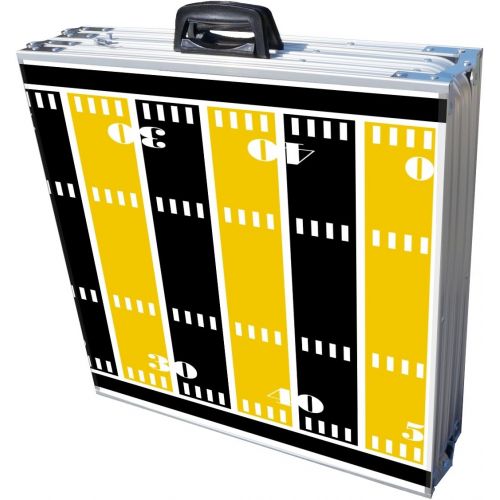  [아마존베스트]PartyPongTables.com 8-Foot Professional Beer Pong Table w/Optional Cup Holes - Pittsburgh Football Field Graphic