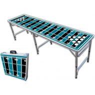 [아마존베스트]PartyPongTables.com 8-Foot Professional Beer Pong Table w/Optional Cup Holes - Jacksonville Football Field Graphic