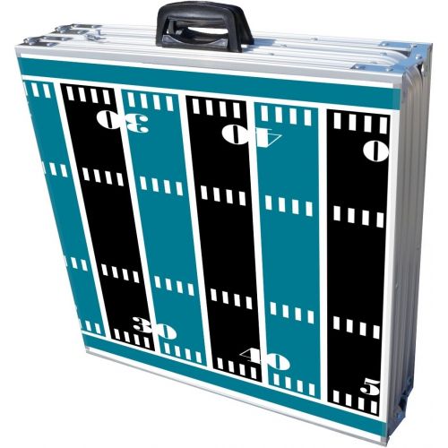  [아마존베스트]PartyPongTables.com 8-Foot Professional Beer Pong Table w/Optional Cup Holes - Jacksonville Football Field Graphic