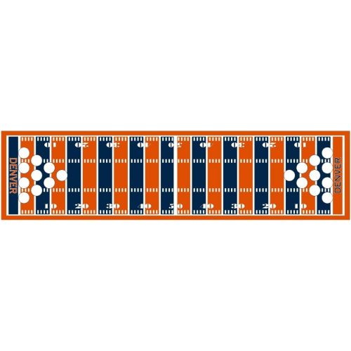  [아마존베스트]PartyPongTables.com 8-Foot Professional Beer Pong Table w/Optional Cup Holes - Denver Football Field Graphic