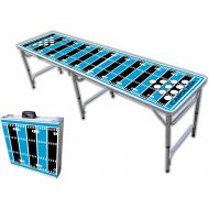 [아마존베스트]PartyPongTables.com 8-Foot Professional Beer Pong Table w/Optional Cup Holes - Carolina Football Field Graphic