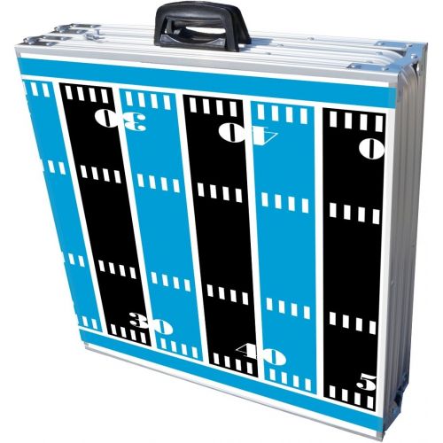  [아마존베스트]PartyPongTables.com 8-Foot Professional Beer Pong Table w/Optional Cup Holes - Carolina Football Field Graphic