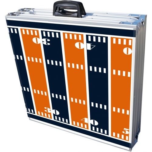  PartyPongTables.com 8-Foot Professional Beer Pong Table w/Optional Cup Holes - Chicago Football Field Graphic