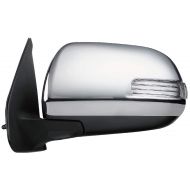 Passenger Zebra TY1320285 for 12-15 Tacoma OE Style Replacement Power Heated Signal Lamp Chrome Cover Driver Side