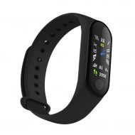 Passometer XHBYG Smart Bracelet Smart Wristband Screen Waterproof Bluetooth Smart Bracelet Heart Rate Monitor Sport Watch Fitness Tracker