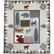 Patch Magic 50-Inch by 60-Inch Mountain Whispers Throw