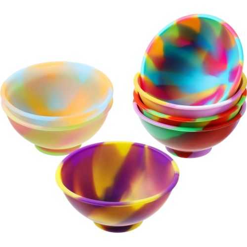  [아마존베스트]Patelai 7 Pieces Mini Silicone Bowls Multicolored Pinch Bowls Reusable Snack Bowls Silicone Condiment Bowls for Sauce, Nuts, Candy, Fruits, Appetizer, Snacks (Mixed Color)