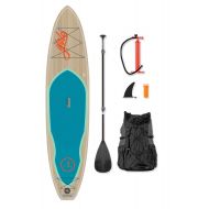Pathfinder YOLO Board 12 Inflatable Stand Up Paddle Board (6 Thick) Package | Includes Adjustable Travel Paddle, Carrying Bag, Pump