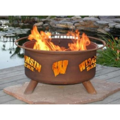  Patina Products F217, 30 Inch University of Wisconsin Fire Pit