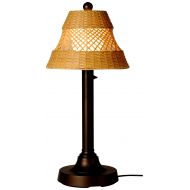 Patio Living Concepts Java 16227 Bronze 34-inch Table Lamp With Antique Honey Shade