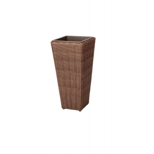  Patio Sense F62501 62501 Alto 2-Piece Wicker Planter Set, Multicolor