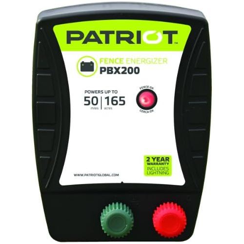  Patriot PBX200 Battery Fence Energizer, 1.9 Joule