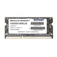 Patriot PATRIOT MEMORY 8 GB - DDR3 SDRAM - 1600 MHz DDR3-1600/PC3-12800 - 1.35 V - Non-ECC - Unbuffered - 204-pin - SoDIMM / PSD38G1600L2S /