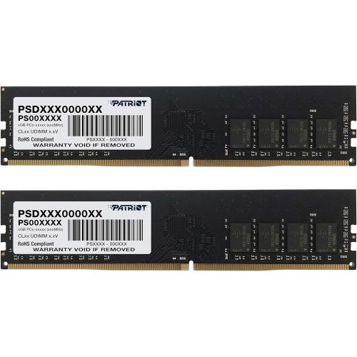  Patriot Memory Patriot Signature DDR4 8GB (2x4GB) 2666MHz (PC4-21300) Dual Channel Memory Kit PSD48G2666K