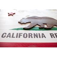 Patriot Wood California Wood Flag - California Republic Flag - California State Flag